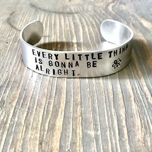 handmade Jewelry - Hand stamped adjustable metal cuff bracelet handmade Jewelry - Hand stamped adjustable metal cuff bracelet